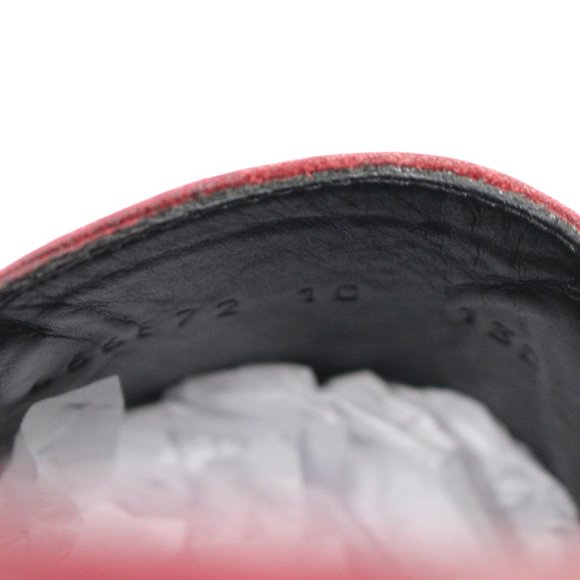 Gucci Microguccissima Leather Slip On Burgundy Slip On Sneakers 10 Red Shoes - Picture 5 of 7